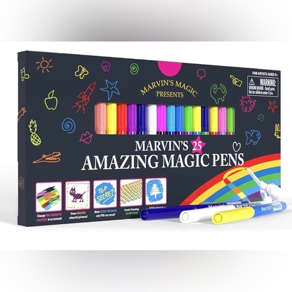 Marvin’s Amazing Magic Pens Other - Marvin's Amazing Magic Pens - 25 Color Set